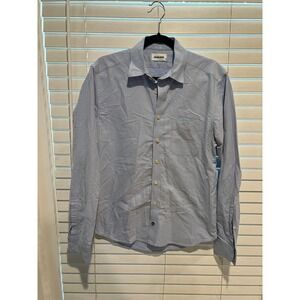 Taylor Stitch Mens Chambray Button Up Shirt‎ Long Sleeve Casual Light Blue M